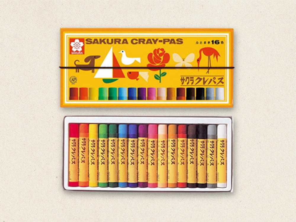 Sakura Cray-Pas - Set of 16 — Libraries and Archives Paper Company
